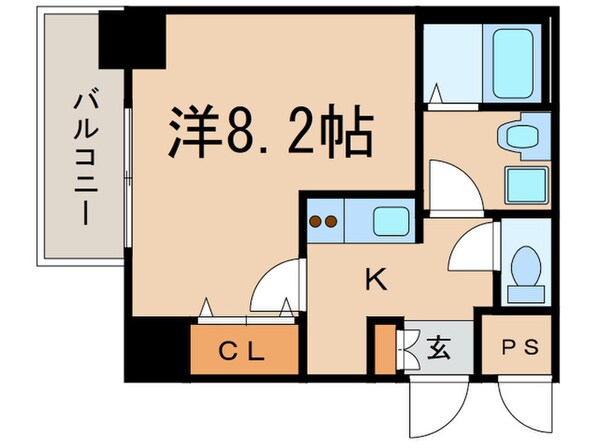 レジディア京都駅前の物件間取画像